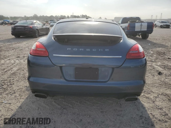 2012 Porsche Panamera with VIN WP0AA2A72CL014591, listed as a Copart auction lot 53311425 with 65,730 mi miles and Salvage title. Bid and sale history available at DreamBid. Image 6.