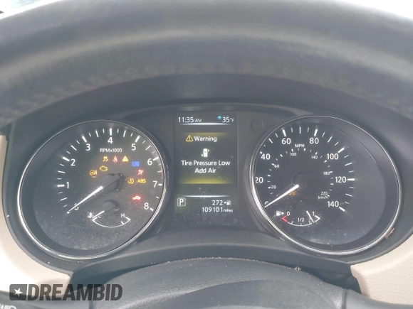 2017 Nissan Rogue SL with VIN 5N1AT2MT0HC813372, listed as a IAAI auction lot 41215661 with 109,101 mi miles and . Bid and sale history available at DreamBid. Image 7.