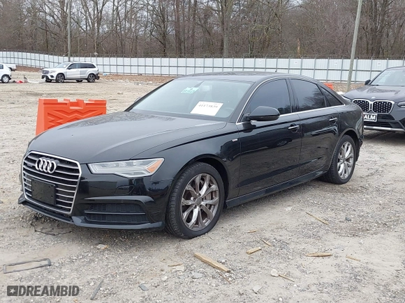 2018 Audi A6 Premium Plus with VIN WAUG8AFC9JN055076, listed as a IAAI auction lot 41173839 with 58,268 mi miles. Bid and sale history available at carsss.com. Image 18.