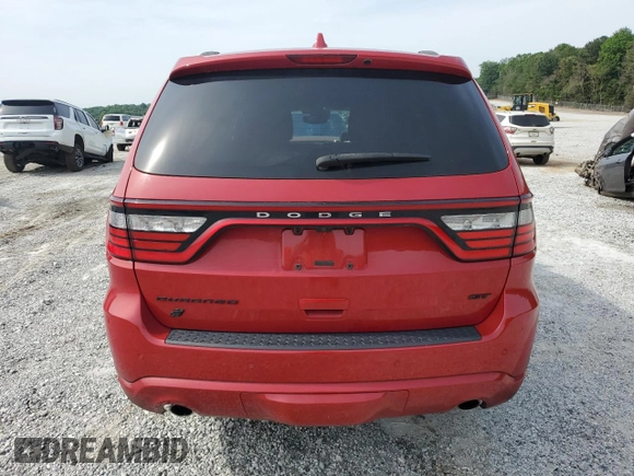 2019 Dodge Durango GT Plus with VIN 1C4RDJDG2KC633772, listed as a Copart auction lot 56954625 with 76,799 mi miles and Salvage title. Bid and sale history available at DreamBid. Image 6.