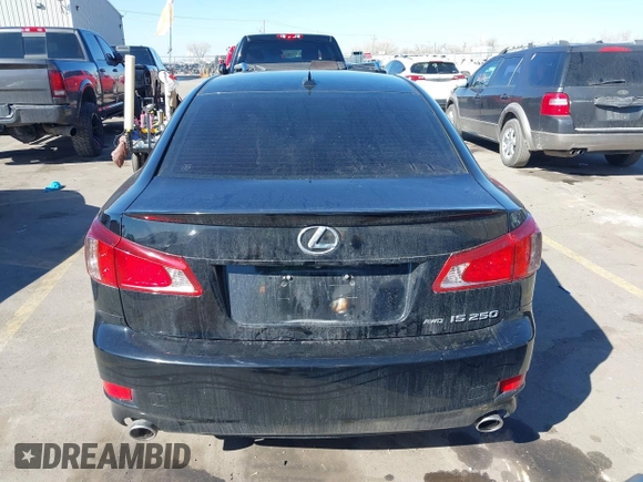 2011 Lexus IS 250 with VIN JTHCF5C29B5046243, listed as a IAAI auction lot 41688970 with 180,840 mi miles and . Bid and sale history available at DreamBid. Image 16.