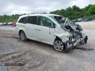 2014 Honda Odyssey EX z VIN 5FNRL5H44EB082200, wystawiony jako IAAI lot #21823283 z przebiegiem Nie podano mil oraz . Historia ofert i sprzedaży dostępna na DreamBid. Obrazek 1.