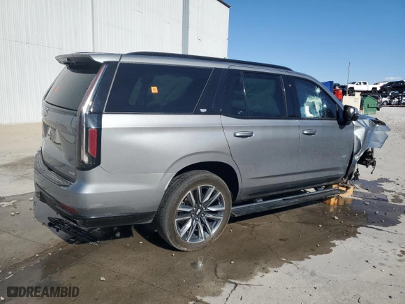 2023 Cadillac Escalade 4WD Sport with VIN 1GYS4FKL1PR195338, listed as a Copart auction lot 71049314 with 0 mi miles and Salvage Title. Bid and sale history available at carsss.com. Image 3.