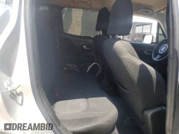 2017 Jeep Renegade Altitude with VIN ZACCJBBB5HPF33696, listed as a Copart auction lot 58428425 with 109,230 mi miles and Salvage title. Bid and sale history available at DreamBid. Image 11.