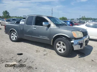 2005 Nissan Titan SE with VIN 1N6AA06A95N555523, listed as a Copart auction lot 62073754 with Not provided miles and Salvage title. Bid and sale history available at DreamBid. Image 5.