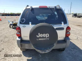 2005 Jeep Liberty Sport with VIN 1J4GK48K65W573151, listed as a Copart auction lot 52072875 with 70,079 mi miles and Clean Title. Bid and sale history available at carsss.com. Image 6.