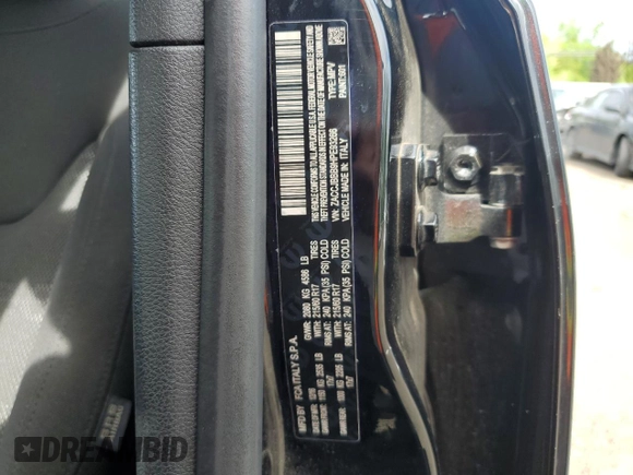 2017 Jeep Renegade Latitude with VIN ZACCJBBB9HPE93266, listed as a Copart auction lot 57119715 with 118,596 mi miles and Non repairable. Bid and sale history available at DreamBid. Image 12.