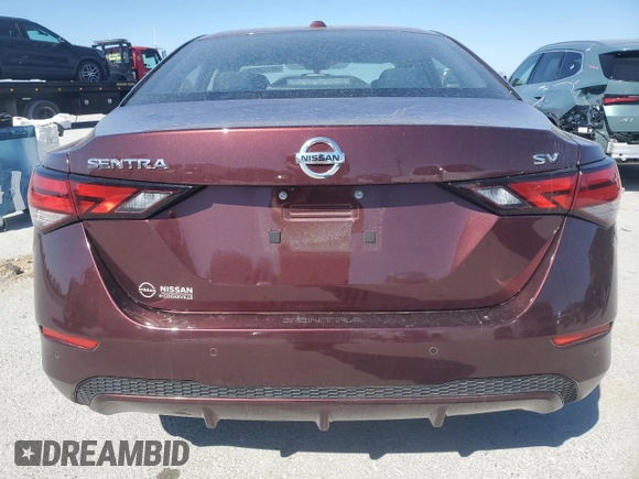 2023 Nissan Sentra SV with VIN 3N1AB8CV0PY264486, listed as a Copart auction lot 48315885 with 41,875 mi miles and Clean Title. Bid and sale history available at DreamBid. Image 6.