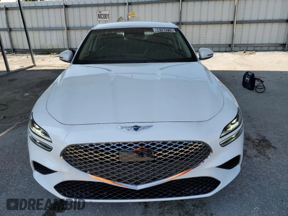 2023 Genesis G70 2.0T with VIN KMTG34TA0PU131807, listed as a Copart auction lot 66194774 with 12,185 mi miles and Salvage Title. Bid and sale history available at DreamBid. Image 5.