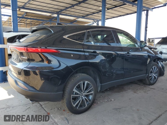 2022 Toyota Venza LE with VIN JTEAAAAH6NJ090957, listed as a Copart auction lot 62694634 with 57,212 mi miles and Salvage Title. Bid and sale history available at carsss.com. Image 3.