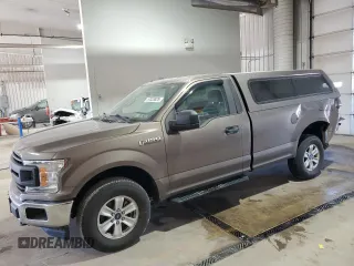 2018 Ford F-150 XL with VIN 1FTMF1EB4JKC19744, listed as a Copart auction lot 57333825 with 81,550 mi miles and Salvage title. Bid and sale history available at DreamBid. Image 1.