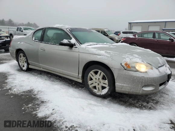 2006 Chevrolet Monte Carlo with VIN 2G1WN151969209781, listed as a Copart auction lot 83970554 with 215,194 mi miles and Clean title. Bid and sale history available at DreamBid. Image 4.