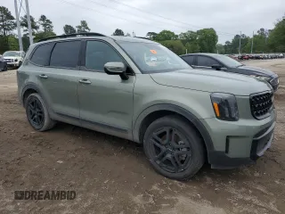 2024 Kia Telluride EX X-Line z VIN 5XYP3DGC2RG534931, wystawiony jako Copart lot #51492545 z przebiegiem 12 340 mil mil oraz Szkody całkowita. Historia ofert i sprzedaży dostępna na DreamBid. Obrazek 4.