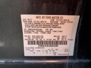 2018 Ford Flex SEL with VIN 2FMGK5C85JBA03284, listed as a Copart auction lot 51330995 with 50,746 mi miles and Salvage Title. Bid and sale history available at carsss.com. Image 16.
