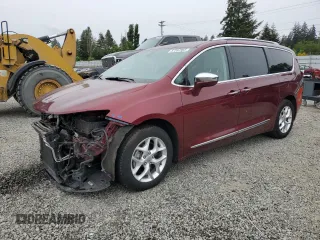 2020 Chrysler Pacifica Limited z VIN 2C4RC1GG4LR176003, wystawiony jako Copart lot #57357565 z przebiegiem 109 122 mil mil oraz Szkoda całkowita • Salvage title. Historia ofert i sprzedaży dostępna na DreamBid. Obrazek 1.