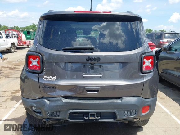 2018 Jeep Renegade Latitude with VIN ZACCJBBB3JPG94814, listed as a IAAI auction lot 42059415 with 73,177 mi miles and . Bid and sale history available at DreamBid. Image 16.
