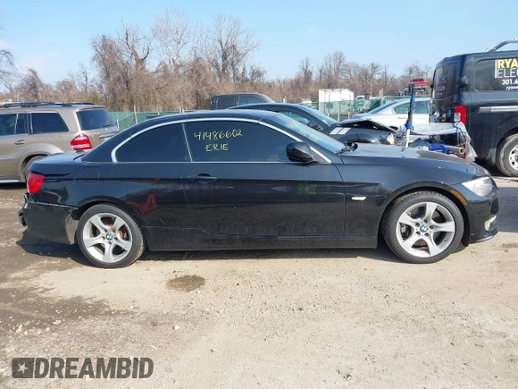 2013 BMW 3 Series 335i with VIN WBADX7C52DJ590132, listed as a IAAI auction lot 41486602 with 154,984 mi miles and . Bid and sale history available at DreamBid. Image 13.