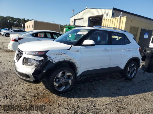 2024 Hyundai Venue SEL with VIN KMHRC8A31RU280227, listed as a Copart auction lot 48854665 with 28,050 mi miles and Salvage Title. Bid and sale history available at DreamBid. Image 1.