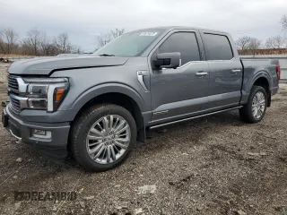 2024 Ford F-150 with VIN 1FTFW7LD8RFB79270, listed as a Copart auction lot 51674575 with 6,413 mi miles and Salvage title. Bid and sale history available at DreamBid. Image 1.