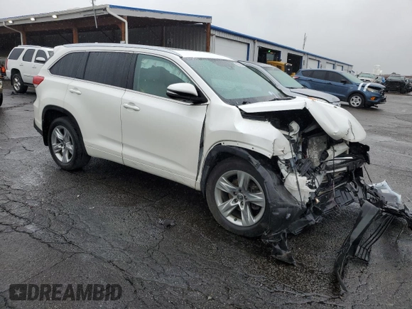 2019 Toyota Highlander Limited with VIN 5TDDZRFH8KS937154, listed as a Copart auction lot 59548845 with 51,590 mi miles and Salvage title. Bid and sale history available at DreamBid. Image 4.