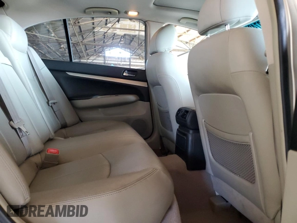 2008 Infiniti G35 Journey with VIN JNKBV61E58M223516, listed as a Copart auction lot 63748745 with 259,635 mi miles and Salvage title. Bid and sale history available at DreamBid. Image 10.