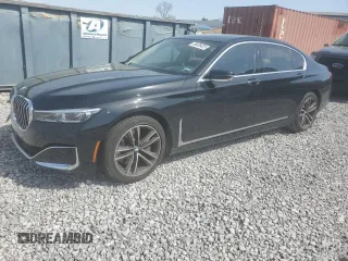 2021 BMW 7 Series 750i xDrive with VIN WBA7U2C07MCG34372, listed as a Copart auction lot 50639425 with 44,120 mi miles and Clean Title. Bid and sale history available at carsss.com. Image 1.
