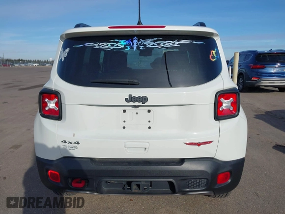2022 Jeep Renegade Trailhawk with VIN ZACNJDC12NPN60910, listed as a IAAI auction lot 40921024 with 39,791 mi miles and . Bid and sale history available at DreamBid. Image 16.