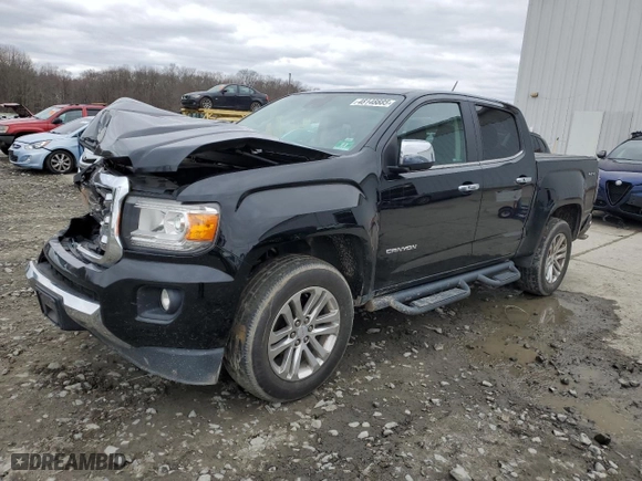 2016 GMC Canyon 4WD SLT with VIN 1GTG6DE38G1304155, listed as a Copart auction lot 48148885 with 113,702 mi miles and Salvage Title. Bid and sale history available at carsss.com. Image 1.