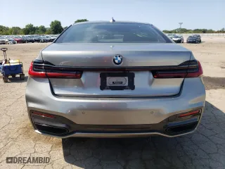 2020 BMW 7 Series 740i xDrive with VIN WBA7T4C03LGF97150, listed as a Copart auction lot 65481534 with 49,705 mi miles and Salvage Title. Bid and sale history available at carsss.com. Image 6.