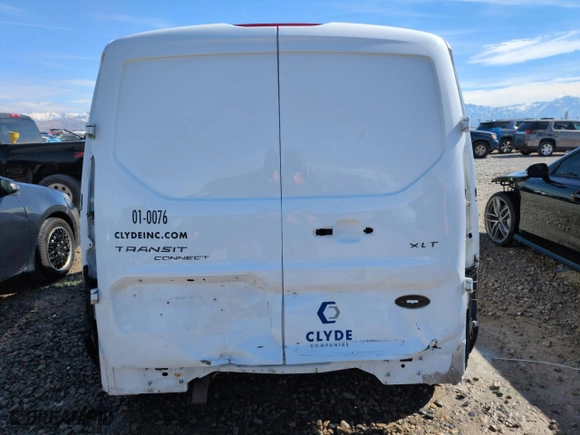 2015 Ford Transit Connect XLT with VIN NM0LS7F74F1219211, listed as a Copart auction lot 47761445 with 127,676 mi miles and Salvage Title. Bid and sale history available at carsss.com. Image 6.