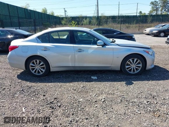 2015 Infiniti Q50 with VIN JN1BV7AR3FM416371, listed as a IAAI auction lot 42036139 with 76,239 mi miles and . Bid and sale history available at DreamBid. Image 13.