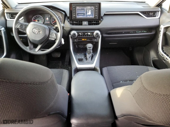 2019 Toyota RAV4 LE with VIN 2T3G1RFV2KC018647, listed as a Copart auction lot 48591045 with 43,887 mi miles and Salvage Title. Bid and sale history available at carsss.com. Image 8.