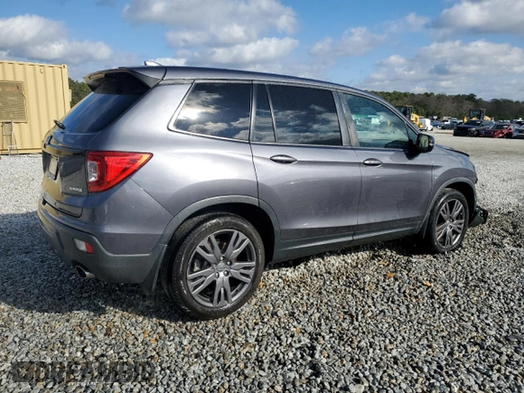 2019 Honda Passport EX-L with VIN 5FNYF7H5XKB001901, listed as a Copart auction lot 87186504 with 93,540 mi miles and Salvage Title. Bid and sale history available at carsss.com. Image 3.