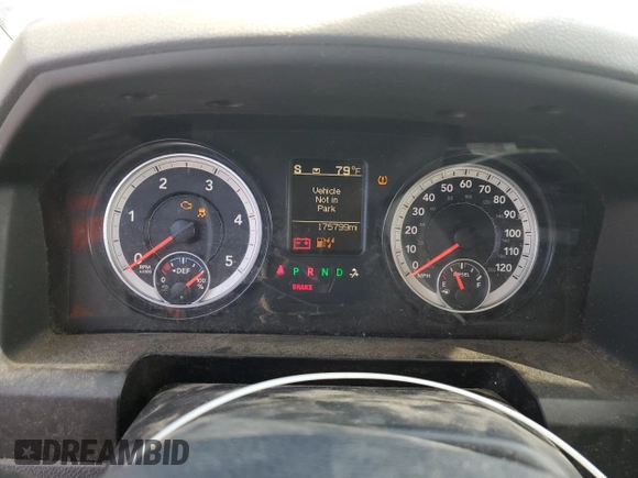 2015 Ram 2500 SLT with VIN 3C6UR5DL0FG556975, listed as a Copart auction lot 55180905 with 175,799 mi miles and Salvage title. Bid and sale history available at DreamBid. Image 9.