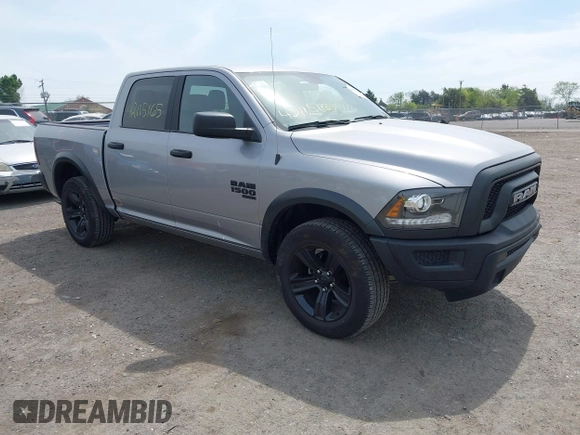 2024 Ram 1500 Classic Warlock with VIN 1C6RR7LG3RS156718, listed as a IAAI auction lot 42115165 with 9,991 mi miles. Bid and sale history available at carsss.com. Image 1.