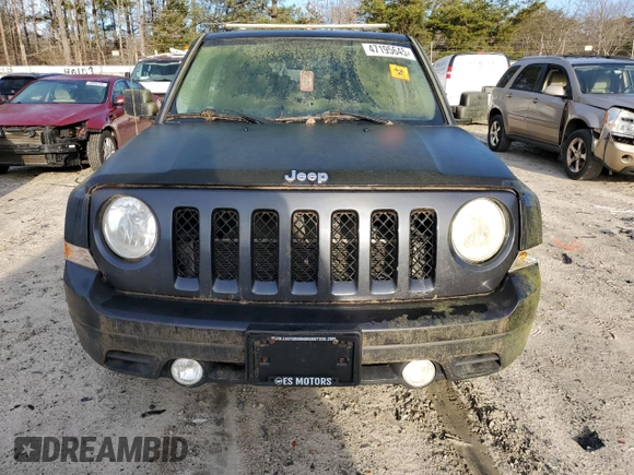 2014 Jeep Patriot Sport z VIN 1C4NJPBA9ED522370, wystawiony jako Copart lot #47195645 z przebiegiem Nie podano mil oraz Czysty tytuł • Clean title. Historia ofert i sprzedaży dostępna na DreamBid. Obrazek 5.