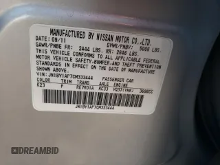 2012 Infiniti M37 with VIN JN1BY1AP7CM333444, listed as a Copart auction lot 83711914 with 162,277 mi miles and Salvage Title. Bid and sale history available at carsss.com. Image 13.