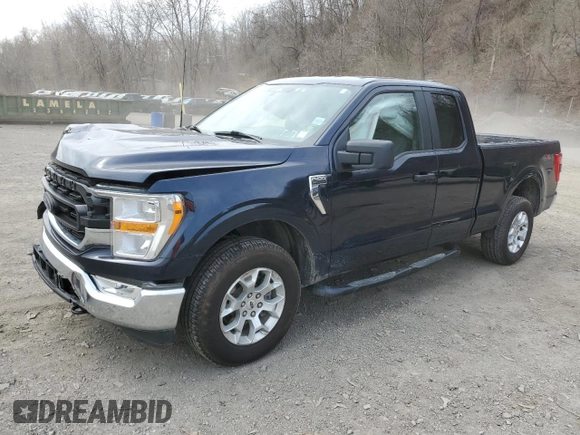 2022 Ford F-150 XL with VIN 1FTEX1EP8NFC46845, listed as a Copart auction lot 51635285 with 68,192 mi miles and Salvage title. Bid and sale history available at DreamBid. Image 1.