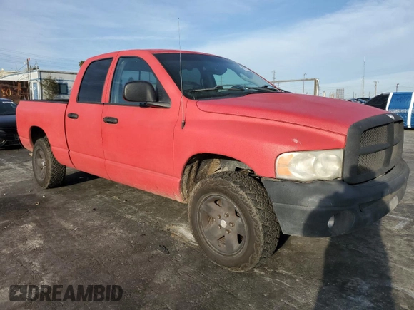 2002 Dodge 1500 with VIN 3D3HU18N02G124854, listed as a Copart auction lot 45772105 with 284,344 mi miles and Salvage Title. Bid and sale history available at carsss.com. Image 4.
