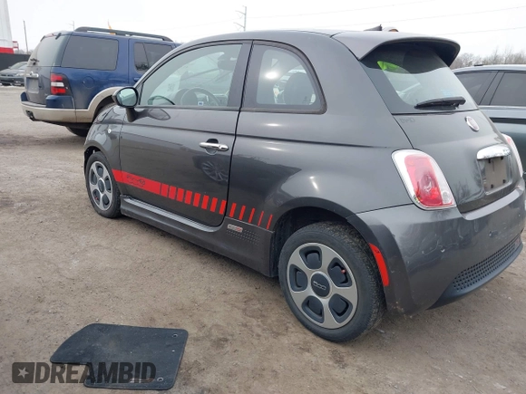 2016 FIAT 500e with VIN 3C3CFFGE1GT184091, listed as a IAAI auction lot 41335256 with 54,899 mi miles and . Bid and sale history available at DreamBid. Image 3.
