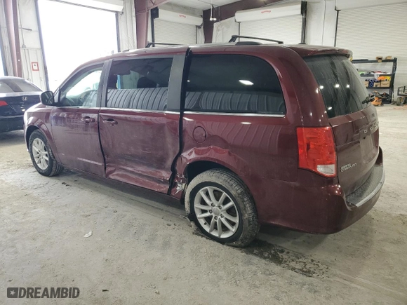 2018 Dodge Grand Caravan SXT with VIN 2C4RDGCG7JR207439, listed as a Copart auction lot 45602155 with 75,605 mi miles and Salvage Title. Bid and sale history available at carsss.com. Image 2.