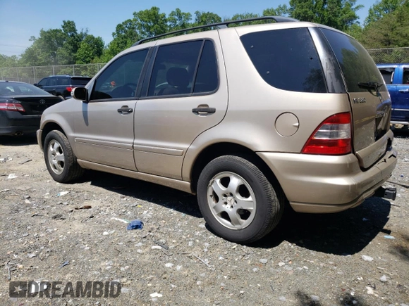 2003 Mercedes-Benz M-Class 3.2L with VIN 4JGAB54E43A382688, listed as a Copart auction lot 54434734 with 289,115 mi miles and Salvage Title. Bid and sale history available at carsss.com. Image 2.