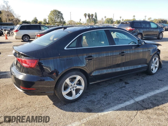 2019 Audi A3 Sedan Premium with VIN WAUAUGFF0K1012267, listed as a Copart auction lot 46134904 with 28,833 mi miles. Bid and sale history available at carsss.com. Image 3.