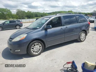 2007 Toyota Sienna XLE with VIN 5TDZK22CX7S081696, listed as a Copart auction lot 53851995 with 186,933 mi miles and Salvage Title. Bid and sale history available at carsss.com. Image 1.