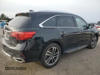2017 Acura MDX w/Advance Pkg with VIN 5FRYD4H81HB001548, listed as a Copart auction lot 45001065 with 65,888 mi miles and Salvage Title. Bid and sale history available at carsss.com. Image 3.
