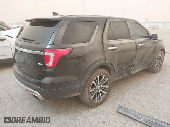 2016 Ford Explorer Platinum z VIN 1FM5K8HT0GGD12894, wystawiony jako IAAI lot #41801977 z przebiegiem 177 054 mil mil oraz . Historia ofert i sprzedaży dostępna na DreamBid. Obrazek 4.