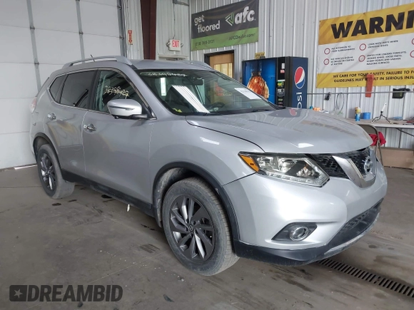 2016 Nissan Rogue SL with VIN 5N1AT2MV2GC737041, listed as a IAAI auction lot 42118333 with 46,213 mi miles and . Bid and sale history available at DreamBid. Image 1.
