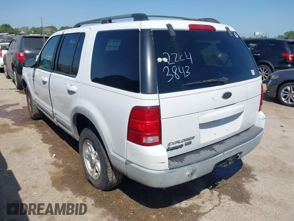 2002 Ford Explorer XLT with VIN 1FMZU63E22ZC43843, listed as a IAAI auction lot 41886199 with 255,857 mi miles and . Bid and sale history available at DreamBid. Image 3.