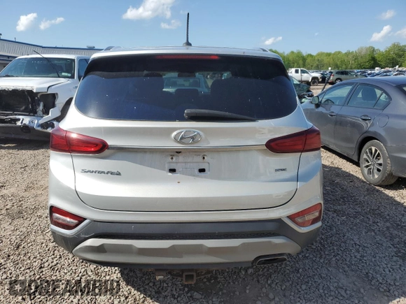 2020 Hyundai Santa Fe SE with VIN 5NMS2CAD1LH166747, listed as a Copart auction lot 57093145 with 62,744 mi miles and Salvage title. Bid and sale history available at DreamBid. Image 6.