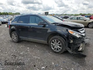 2013 Ford Edge Limited with VIN 2FMDK3KC4DBB00977, listed as a Copart auction lot 59574635 with 211,775 mi miles and Salvage title. Bid and sale history available at DreamBid. Image 4.